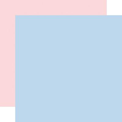 Echo Park My Favorite Easter Cardstock - Blue/Light Pink